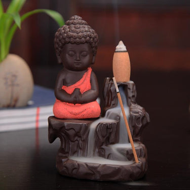 Little Buddha Monk Backflow Incense Burner